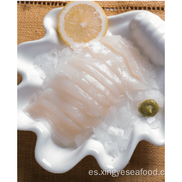 Sáquinas de calamar crudo congelado sashimi